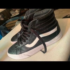 Leather Vans Sk8-Hi